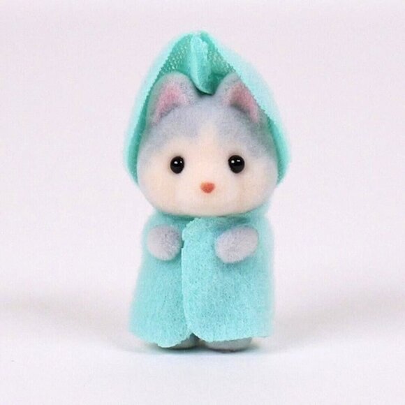 2 for $25 - Calico Critters Sylvanian Families Christmas Husky Girl Triplet Baby - Picture 1 of 7